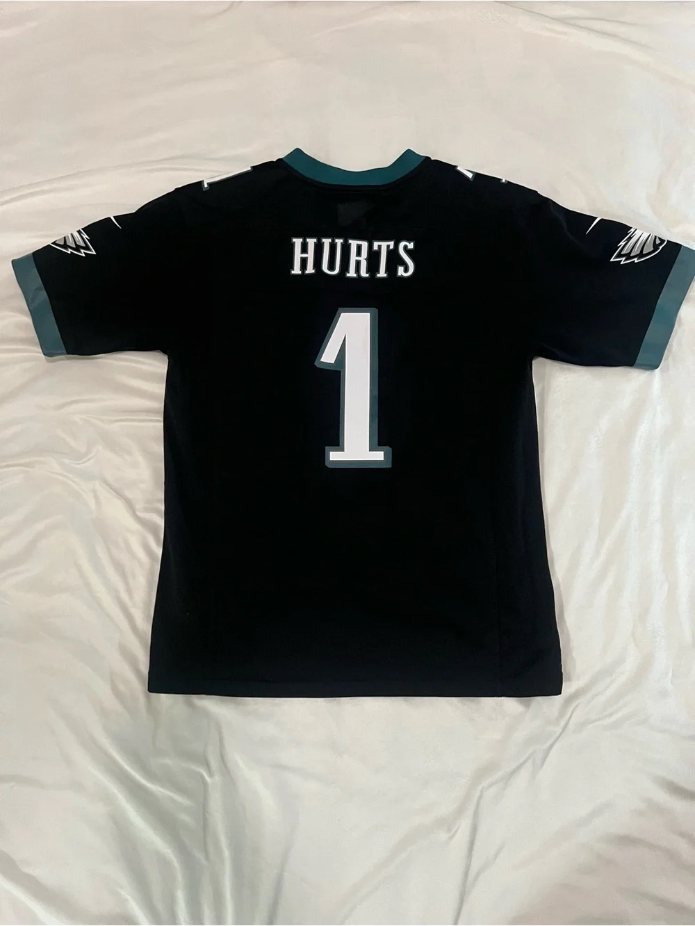Nike Philadelphia Eagles Hurts #1 Black Football Jersey